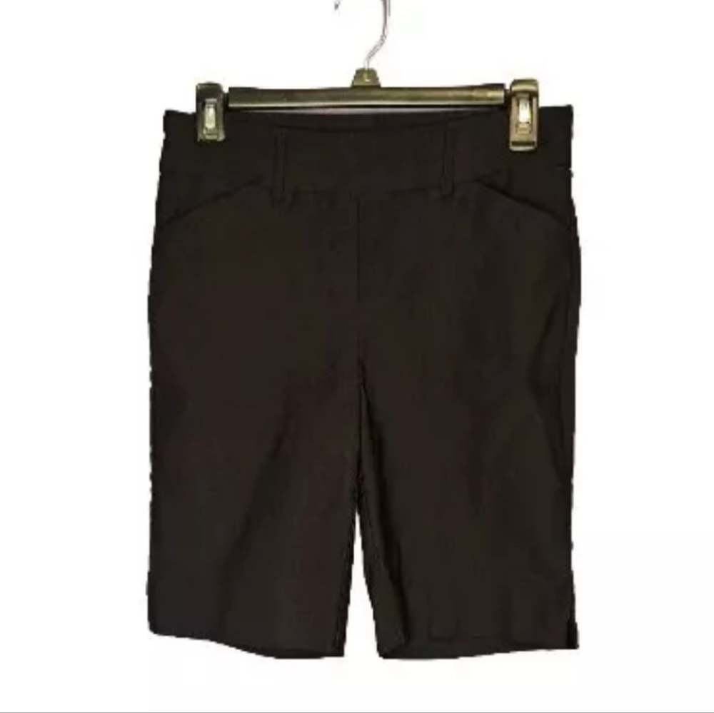 Hilary Radley Ladies Stretch Pull On Bermuda Shorts Size Small